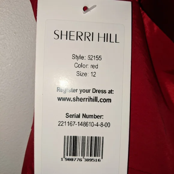 Sherri Hill Low V-Neck Short Fit and Flare Homecoming / Prom Dress - Picture 8 of 9